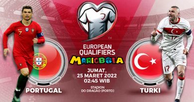 Head To Head Portugas vs Turky 25 Maret