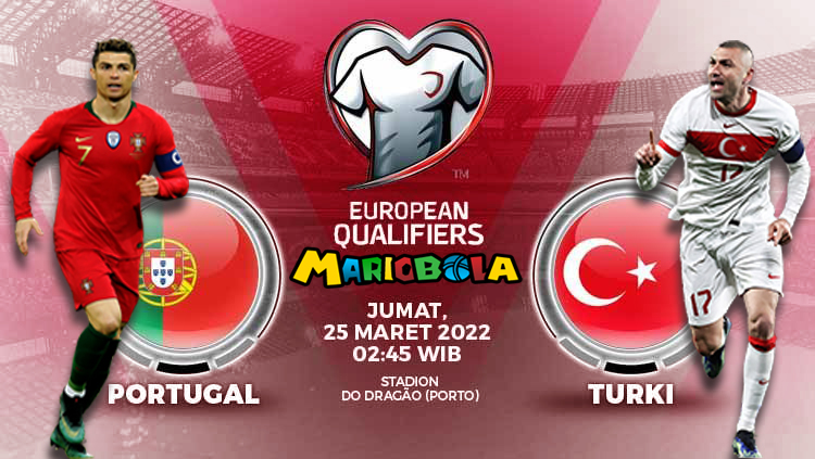 Head To Head Portugas vs Turky 25 Maret