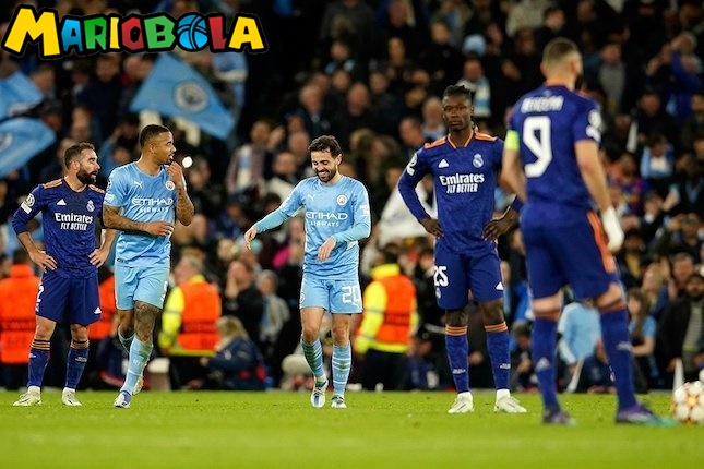 Hasil Pertandingan Manchester City vs Real Madrid Skor 4-3