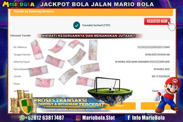 JACKPOT BOLA JALAN O/U DI MARIO BOLA 29 JUNI 2022