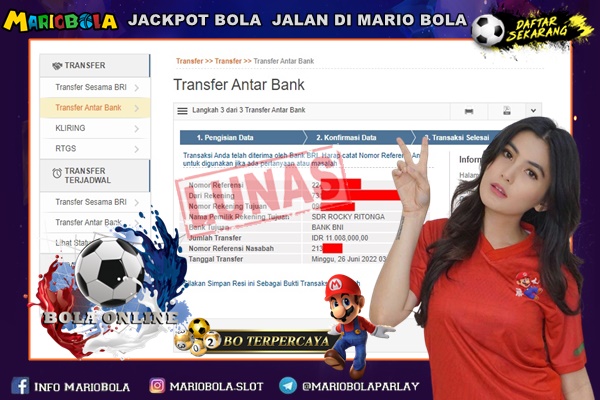 JACKPOT HDP BOLA JALAN DI MARIO BOLA 26 JUNI 2022