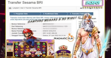 BUKTI JACKPOT SLOT GATES OF OLYMPUS MARIO BOLA 07 JUNI 2022