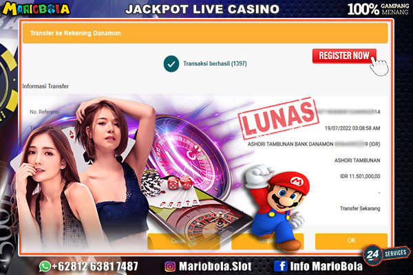 JACKPOT LIVE CASINO DI MARIO BOLA 19 JULY 2022