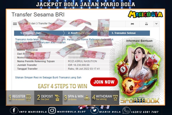 JACKPOT BOLA JALAN DI MARIO BOLA 06 JULY 2022