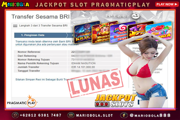 JACKPOT PRAGMATICPLAY DI MARIO BOLA 29 SEPTEMBER 2022