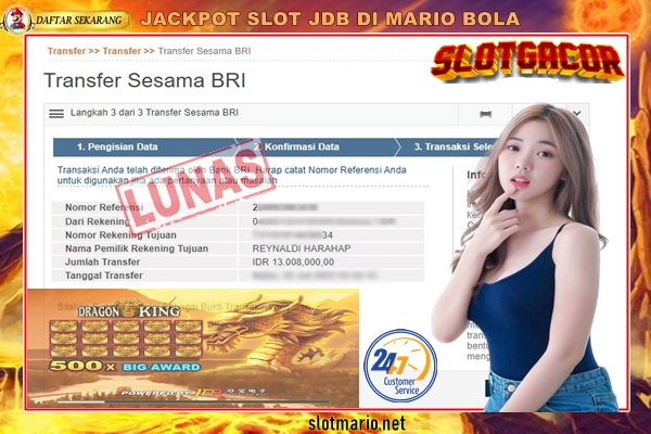 JACKPOT SLOT JDB DI MARIO BOLA 10 OKTOBER 2022