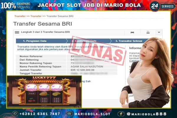 JACKPOT LUCKY 777 DI MARIO BOLA 06 OKTOBER 2022